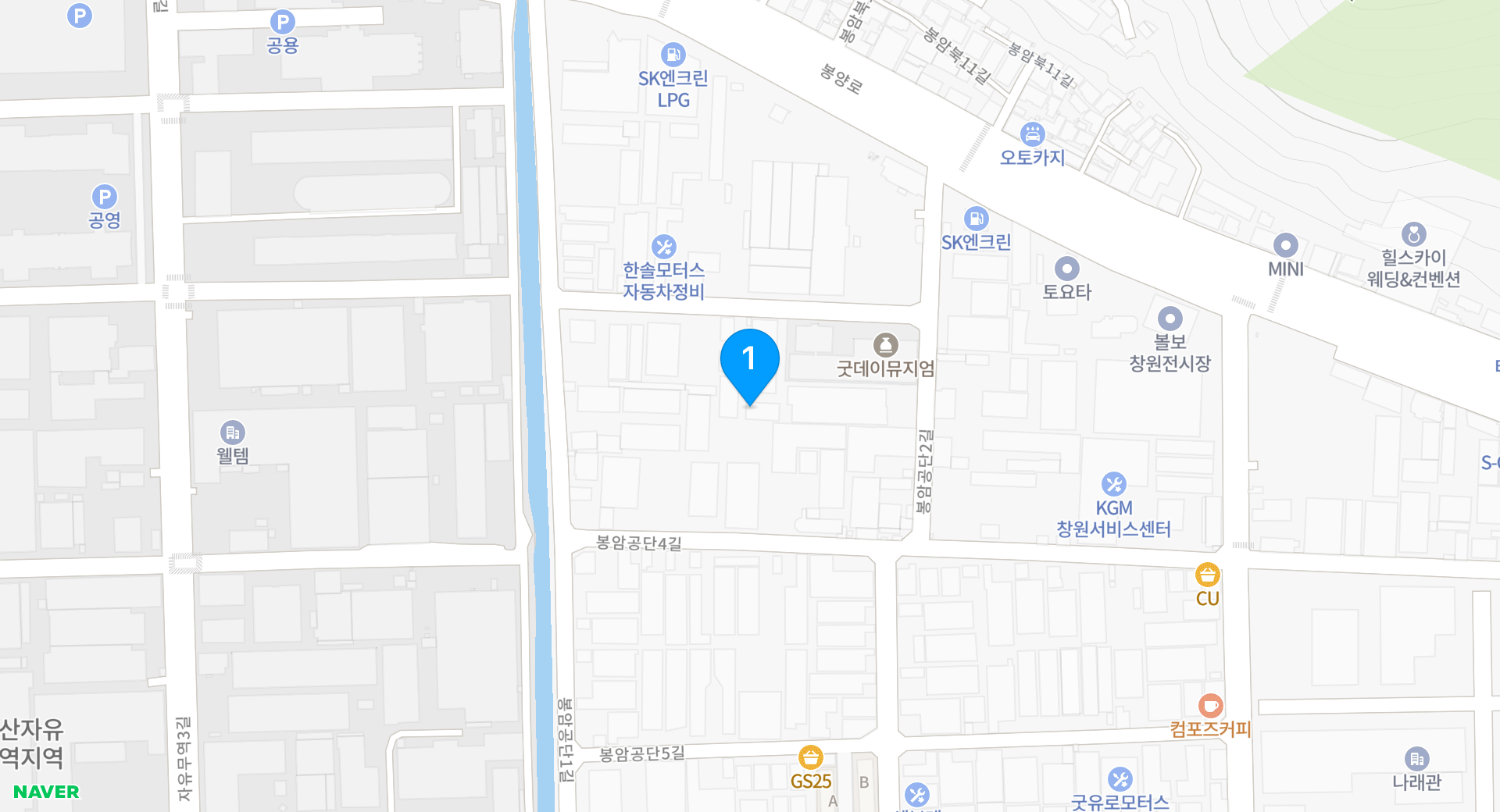 본사 약도